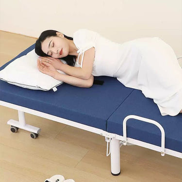 Premium Comfort Mattress: Luxurious Grey/White/Blue Options with Natural Bamboo Charcoal, Coconut Palm, Cotton, and Linen Layers fcsnm - 1550MUTUKISPACE