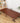 Modern Black and Brown Tung Wood and Metal Bed - Sleek Natural Wood Finish fcsnm - 513MUTUKISPACE