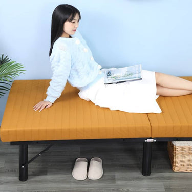 Modern Multi - Material Bed with Steel Frame and Comfortable Foam Layers fcsnm - 905MUTUKISPACE