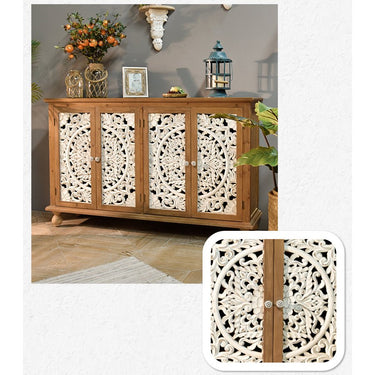 Premium Cedar Wood Cabinet for Stylish and Durable Storage Solutions fczym - 2308MUTUKISPACE