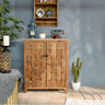 Premium Solid Wood Cabinet for Elegant Home Storage fczym - 2318MUTUKISPACE