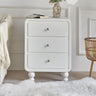 Solid Wood Bedside Cupboard - Elegant Nightstand Storage Solution fczym - 2321MUTUKISPACE