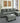 Sectional 3 - Seaters Sofa ,Double - sided multi - functional footstool, storage mat , Non - slip leg, two pillows, Velvet, Light greyMUTUKISPACE