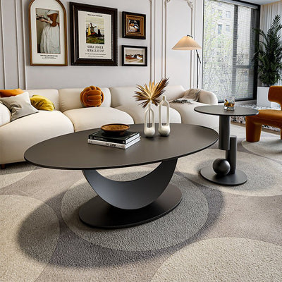 Elegant Sintered Stone Coffee Table - Perfect Addition to Your Modern Home Decor fel - 2436MUTUKISPACE