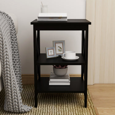 Oxford small side table black - MDF material legsMUTUKISPACE