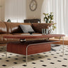 Modern Tea Table with Storage - Stylish MDF and Stainless Steel Design fhj - 4498MUTUKISPACE