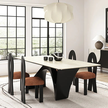 Elegant Sintered Stone Dining Table with Multi - Layer Design – Modern Dining Room Centerpiece fhmj - 5027MUTUKISPACE
