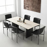 Ceramic Sintered Stone Table with Acrylic Finish – Multi - Layer Interior Design fhmj - 5031MUTUKISPACE