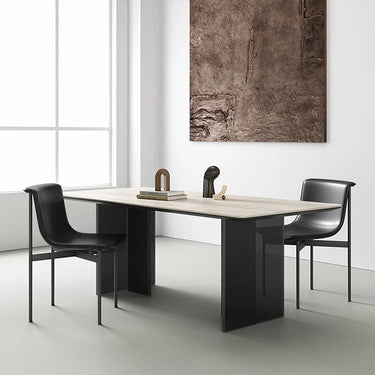 Ceramic Sintered Stone Table with Acrylic Finish – Multi - Layer Interior Design fhmj - 5031MUTUKISPACE