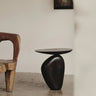 Modern Ash Wood Tea Table - Elegant Minimalist Design for Chic Interiors fif - 4508MUTUKISPACE