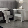 Stylish Multi - layer Board Bedside Cupboard with Open Storage Shelves - Perfect for Modern Bedrooms fif - 4525MUTUKISPACE