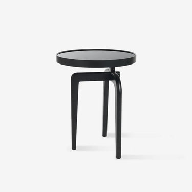 Compact Solid Wood and Tempered Glass Tea Table - Elegant Modern Design fif - 4526MUTUKISPACE