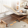 Elegant Bed Frame in Rich Brown Ash Wood - Perfect for Modern Bedrooms fjjj - 1653MUTUKISPACE