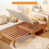 Modern Bed Frame in Natural Ash Wood - Sleek and Durable fjjj - 1654MUTUKISPACE