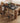 Rustic Brown Light Oak Wooden Table - Stylish & Durable Centerpiece fjnl - 1583MUTUKISPACE