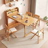 Solid Wood Brown Natural Wood Table - Timeless Elegance for Your Home fjnl - 1590MUTUKISPACE