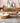 Elegant White & Brown Solid Wood Coffee Table - Natural Finish fjnl - 1593MUTUKISPACE