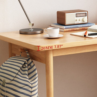Premium Quality Solid Natural Wood Desk - Durable and Elegant Design fjnl - 1604MUTUKISPACE