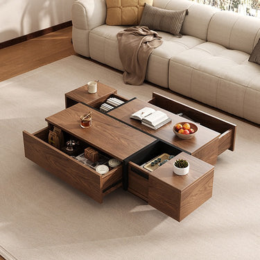 Elegant Brown Coffee Table – Perfect for Your Living Room Decor fjnl - 1607MUTUKISPACE