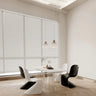 Modern Curved Dining Chairs - Sleek Plastic Design for Stylish Living Spaces fjnw - 4546MUTUKISPACE