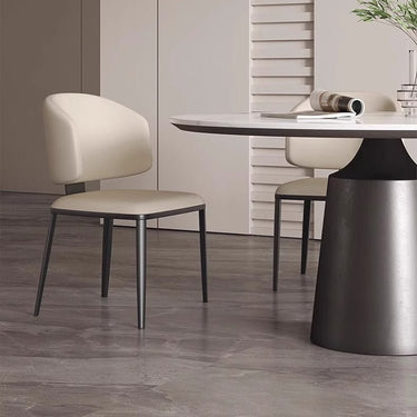 Luxurious Microfiber Leather Chair with Durable Carbon Steel Frame fjx - 2634MUTUKISPACE