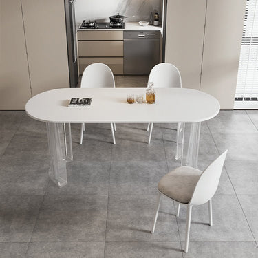 Sleek Sintered Stone Acrylic Table - Modern Design, Durable Elegance fjx - 2648MUTUKISPACE