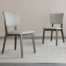 Premium Solid Wood Chair with Durable Microfiber Leather Upholstery fjx - 2653MUTUKISPACE