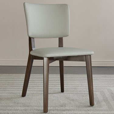 Premium Solid Wood Chair with Durable Microfiber Leather Upholstery fjx - 2653MUTUKISPACE