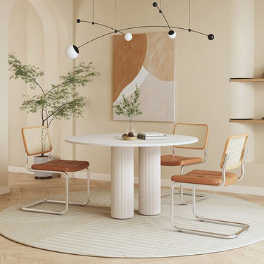 Sleek and Durable Sintered Stone Carbon Steel Table for Modern Interiors fjx - 2655MUTUKISPACE