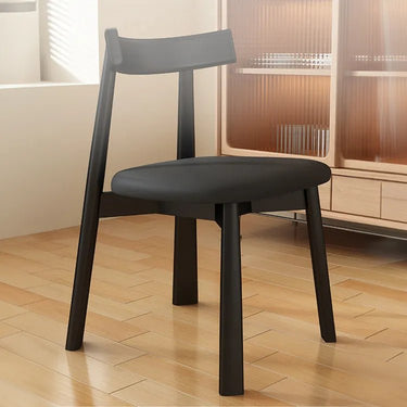 Modern Oak Dining Chair with PU Leather Upholstery - Stylish Seating for Your Home fjx - 2659MUTUKISPACE