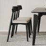 Elegant Oak Wood Chair with Microfiber Leather Upholstery fjx - 2676MUTUKISPACE