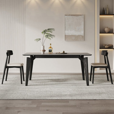 Elegant Oak Wood Chair with Microfiber Leather Upholstery fjx - 2676MUTUKISPACE