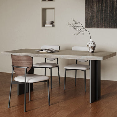 Durable Sintered Stone Aluminum Alloy Table - Sleek & Modern Design fjx - 2689MUTUKISPACE