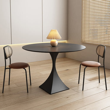 Modern Table - Sintered Stone Top with Carbon Steel Frame for Sleek Home Decor fjx - 2696MUTUKISPACE
