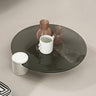 Sleek Tempered Glass Marble Coffee Table - Modern Design for Elegant Living Spaces fjx - 2699MUTUKISPACE