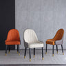 Luxurious Microfiber Leather Chair with Oak Wood & Stainless Steel Frame fjx - 2701MUTUKISPACE