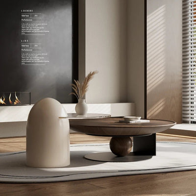 Modern Multi-Layer Board and Tempered Glass Coffee Table – Stylish Living Room Accent Furniture