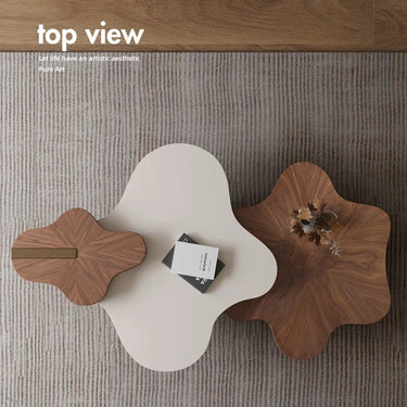 Elegant Multi - Layer Board and Stainless Steel Tea Table with Modern Design fkb - 4389MUTUKISPACE