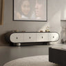 Modern Solid Wood TV Cabinet with Sleek Design - Multi - layer Storage Solution fkb - 4394MUTUKISPACE