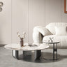 Sleek Sintered Stone Coffee Table with Stainless Steel Frame – Modern Elegance for Your Home fld - 2745MUTUKISPACE