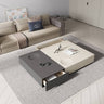 Pine Wood and Carbon Steel Coffee Table - Stylish and Durable Coffee Table for Living Room Decor fld - 2750MUTUKISPACE