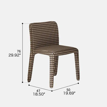 Modern Wool Upholstered Dining Chair - Stylish Comfort for Any Space fld - 2753MUTUKISPACE