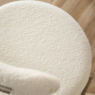 Cozy Faux Sherpa Chair - Stylish and Comfortable Seating for Any Room fld - 2759MUTUKISPACE