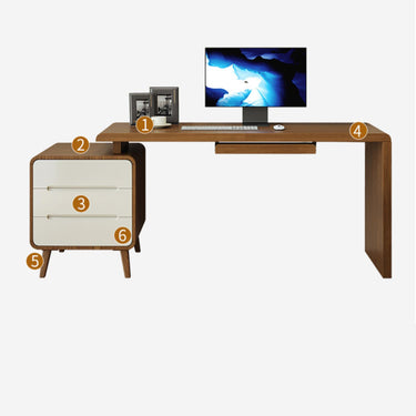 Premium Quality Brown Ash and Pine Wood Dining Table - Elegant Home Decor fmbs - 001MUTUKISPACE