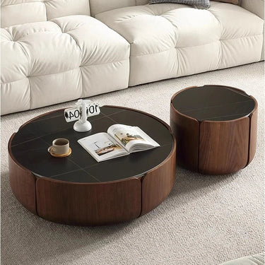 Sintered Stone Coffee Table with Storage – Modern Living Room Statement Piece fme - 3126MUTUKISPACE
