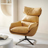 Modern Faux Leather Swivel Lounge Chair – Chic and Comfortable Accent for Living Rooms fme - 3139MUTUKISPACE