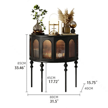 Elegant Beech Wood & Glass Cabinet for Stylish Home Decor fmsjj - 4206MUTUKISPACE