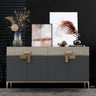 Luxury Marble & Stainless Steel Cabinet: Enhance Your Space fmsjj - 4210MUTUKISPACE