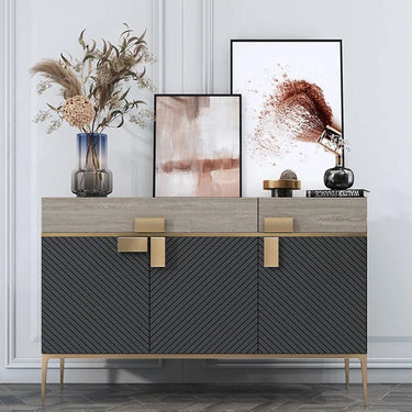 Luxury Marble & Stainless Steel Cabinet: Enhance Your Space fmsjj - 4210MUTUKISPACE