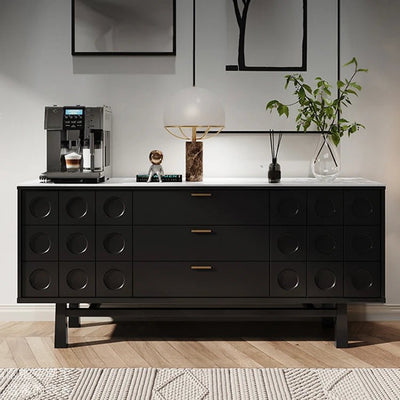 Sleek Modern Cabinet with Ash Wood and Ceramic Top - Perfect for Contemporary Interiors